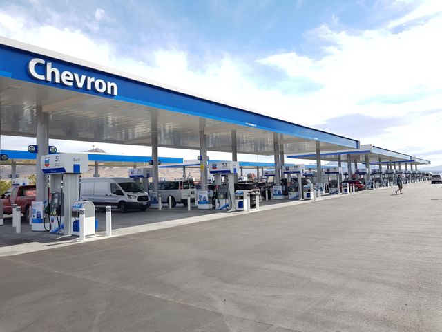 Biggest petrol station - Chevron