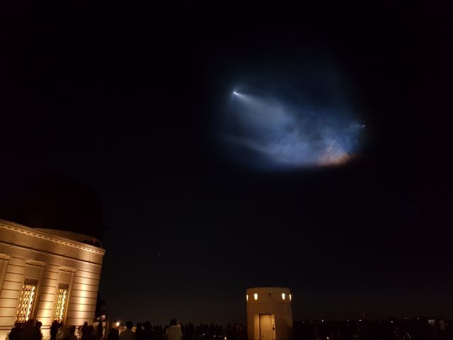 SpaceX rocket separation