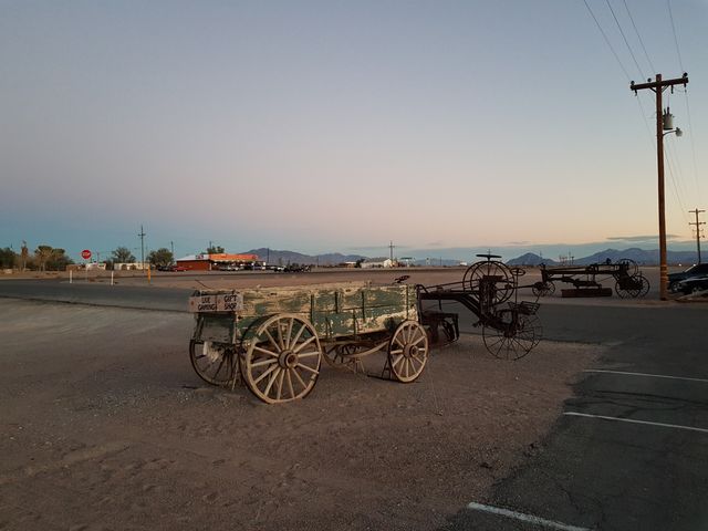 Amargosa Valley, as we just entered Nevada