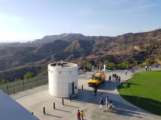 Hollywood Hills in the view