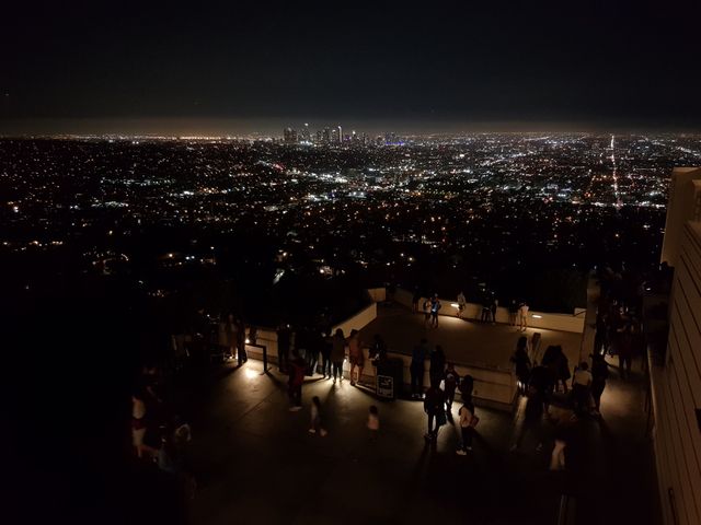 Endless Los Angeles at night