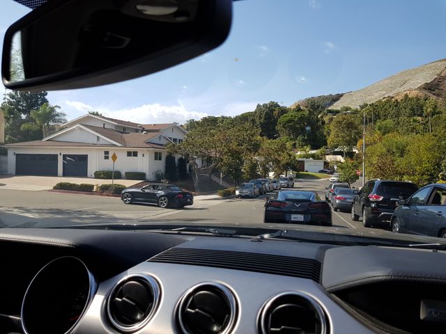 Driving with some other V8 friends