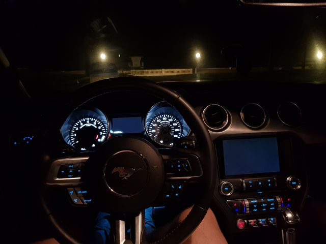 Driver's view - quite big navigation screen