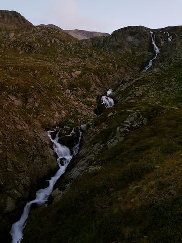 Down to St. Moritz via Fluela pass