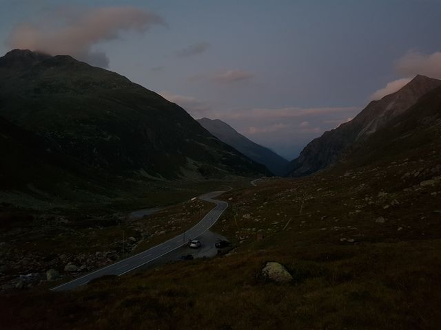 Down to St. Moritz via Fluela pass