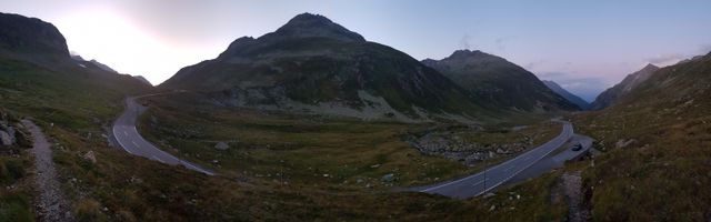 Down to St. Moritz via Fluela pass