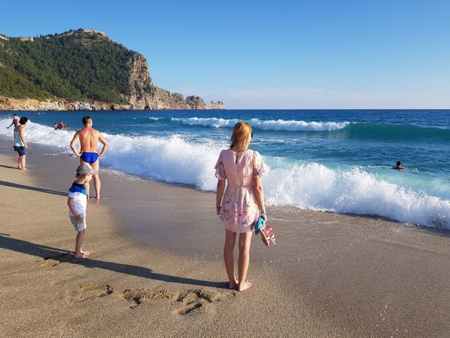 Looking at those beautiful waves