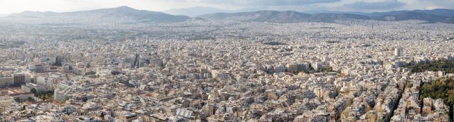 Lycabettus Hill View to Athens