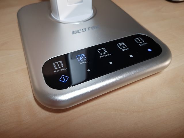 Touch controls and different light modes