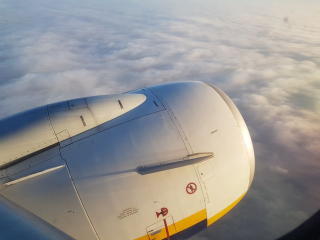 It is obviously sunny above the clouds