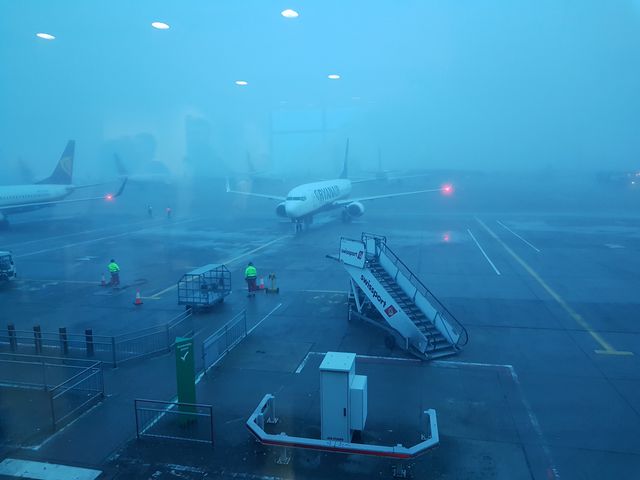 Delayed, but finally here, picking me up soon!