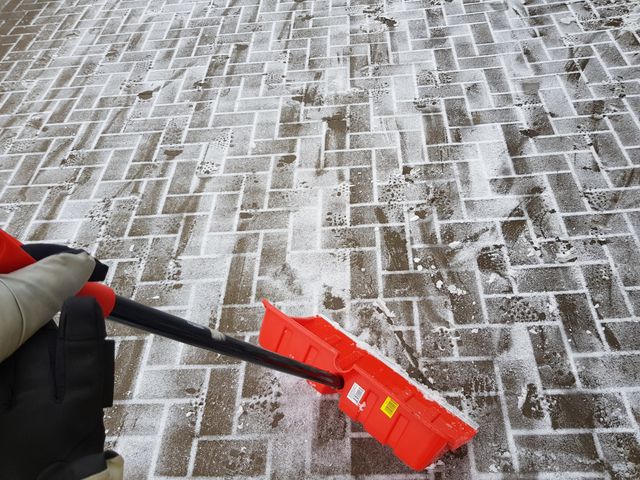 A bit of exercise while cleaning the yard