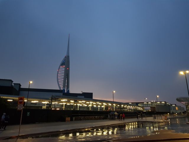 Portsmouth train station and Spinnaker tower