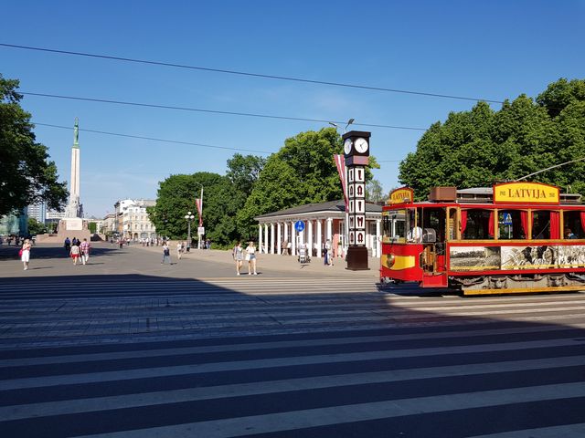 Hundred years old historic tram
